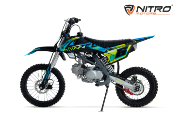 NITRO MOTORS 125cc Kinder Dirtbike Drizzel URX 17/14 4-Gang